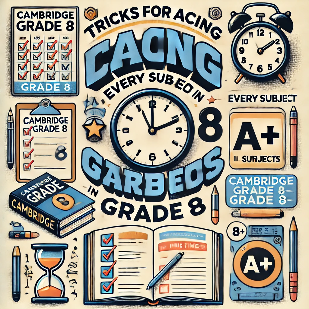 HOW TO PASS CAMBRIDGE GRADE 8 WITH AN A+: A STEP-BY-STEP GUIDE FOR STUDENTS AND PARENTS