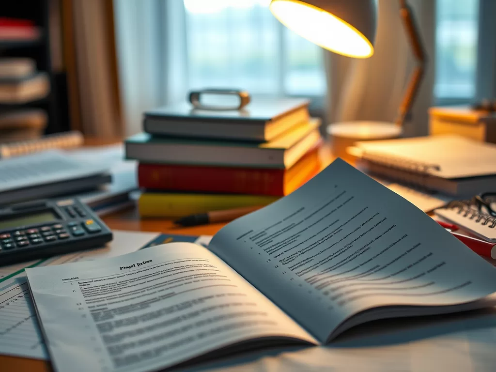 A BOOK OPEN ON A DESK